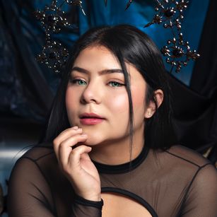 Model - Oriana Guzman nipples