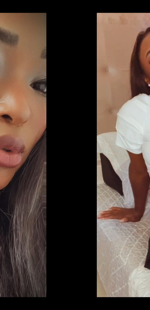 Model - Melanie Williams deepthroat