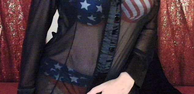 Model - CammiCams pantyhose