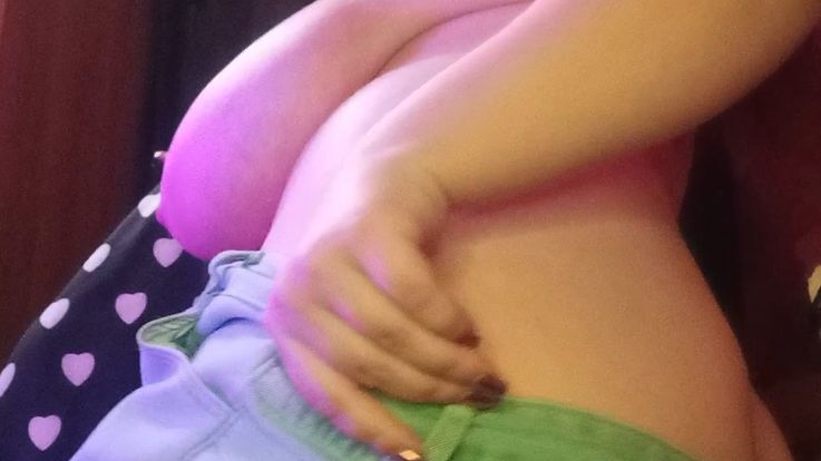 Huge natural tits