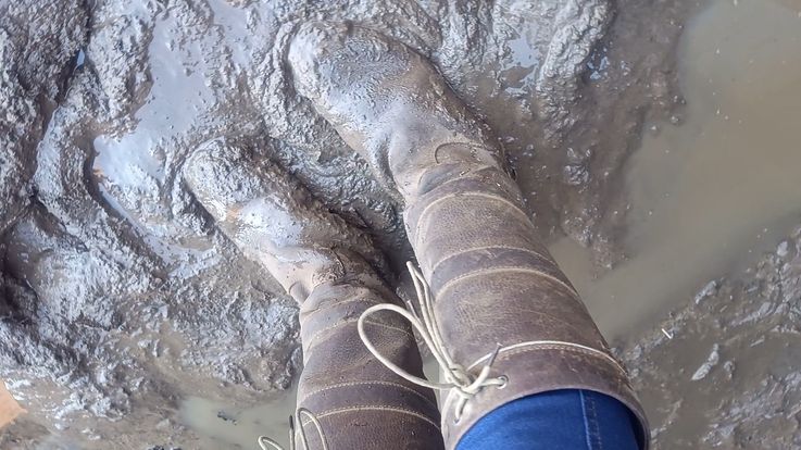 Are You Twitching With My Dirty Yard Boots?