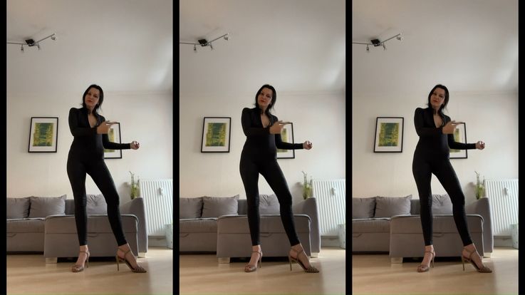 Morning dance at home