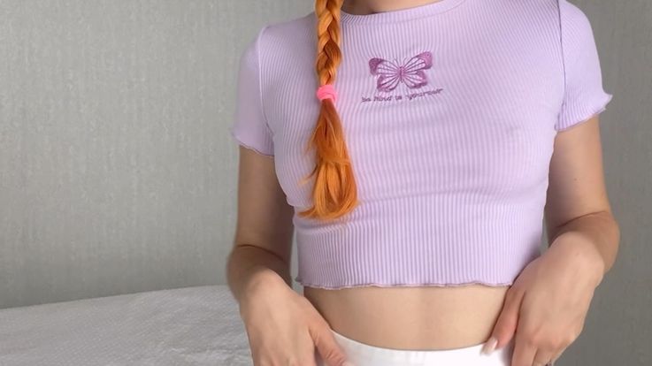 Ginger Daddy's Girl Striptease