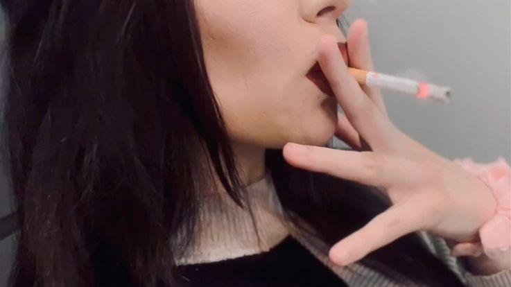 French inhale.