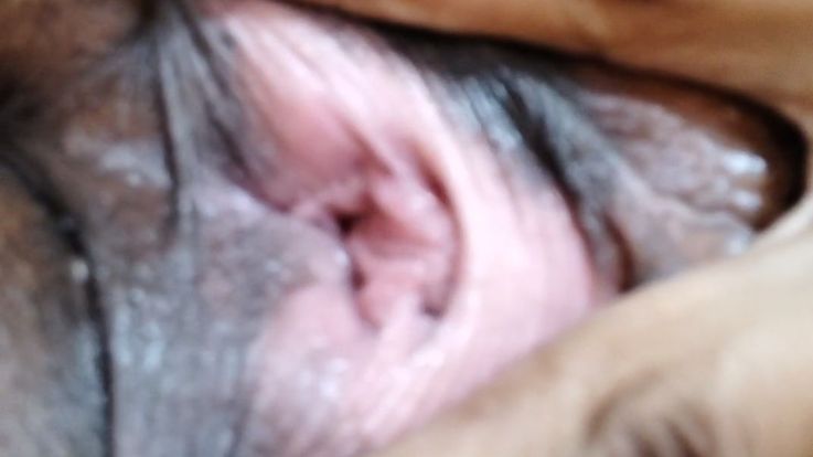 Fat pussy lips,big clit