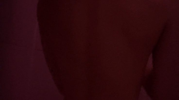 Took a hot shower after a private show in oil!