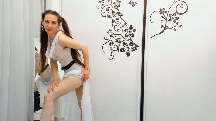 Dancing, undressing and posing nude