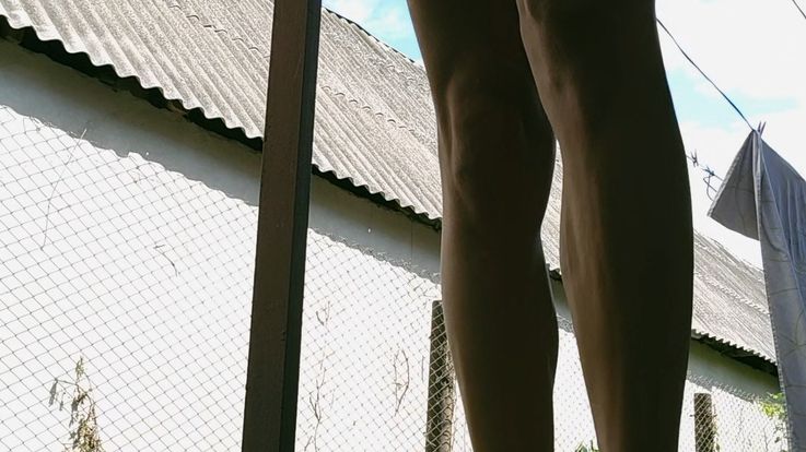 naked outside