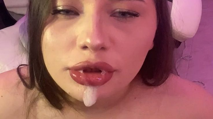 Choking on a nice big black cock. Mm, look at this