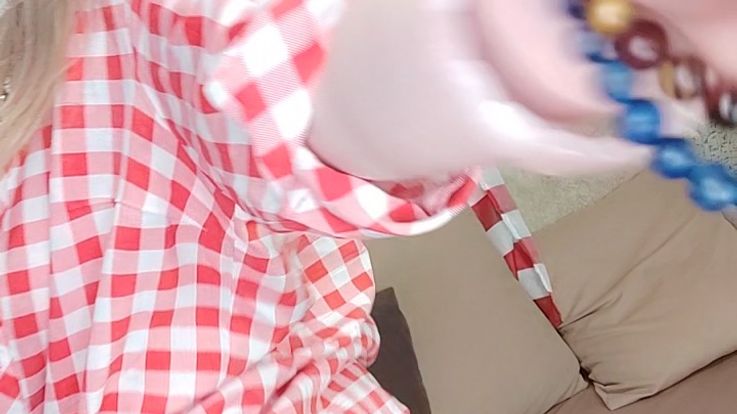 cum show in red heels