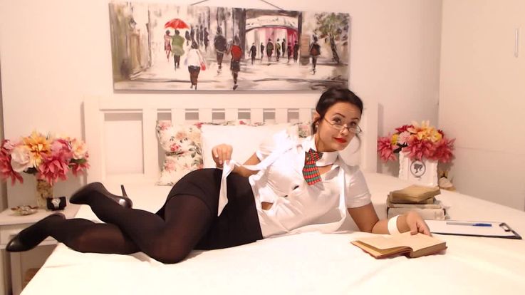 school girl getting naughty