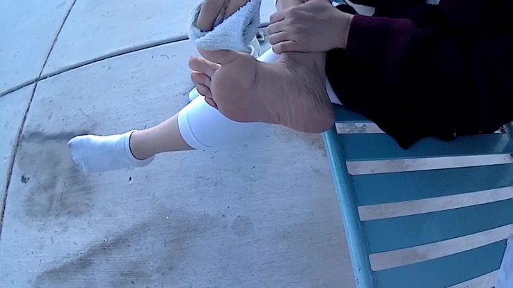 SexyFeet Dirty Socks Public Park Teaser