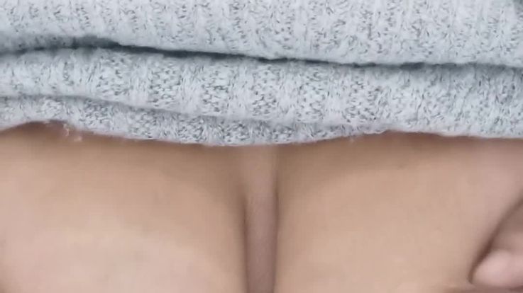 Tits & pussy play at work