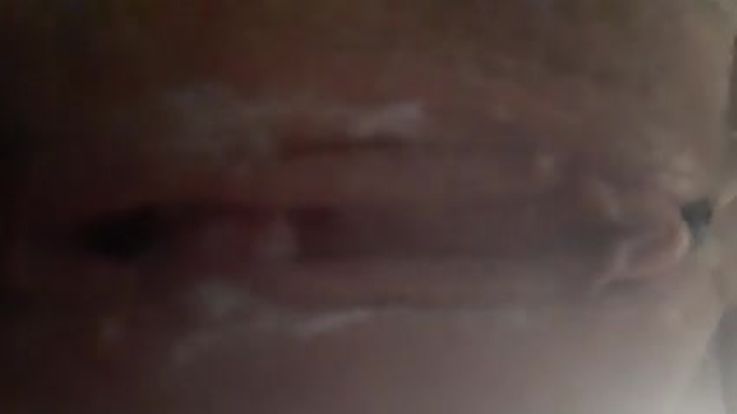 Cum all over my pussy