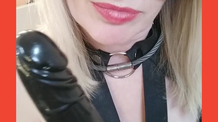Worship Me with My face-fucking dildo