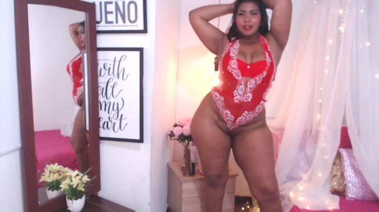 Red & white lingerie