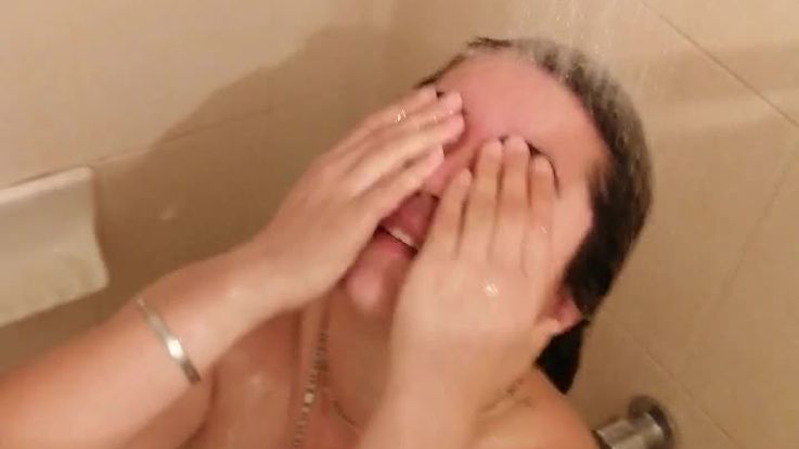 I got caught taking a shower