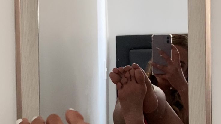 Feet tease