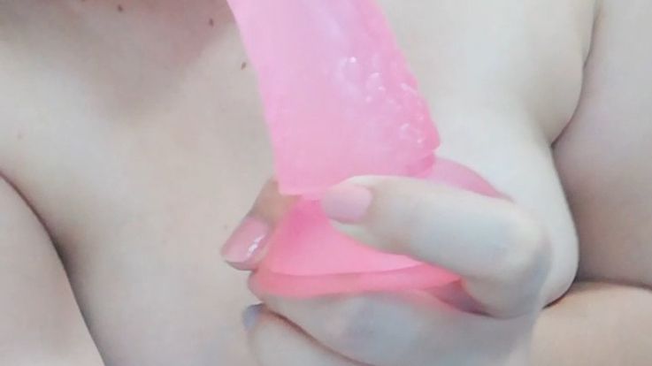 Sucking on my favorite toy