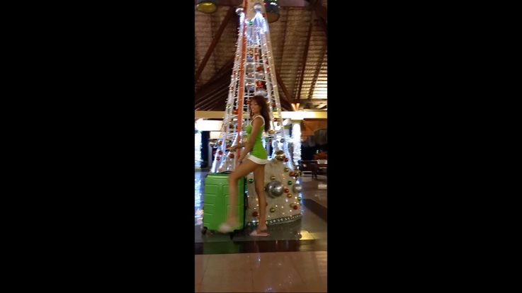 New Year Punta Cana Dominican Republic in a green