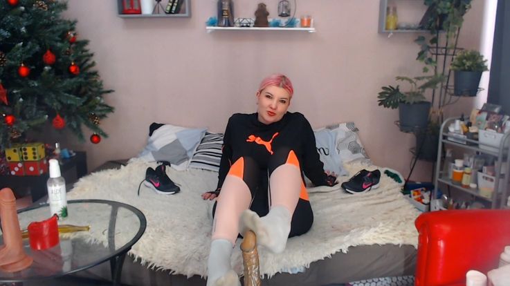 footjob after gym with dirty socks+ joi