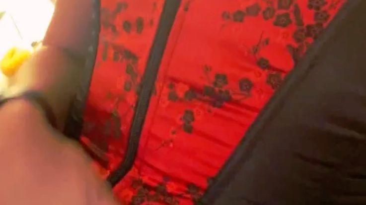 corsette and stockings