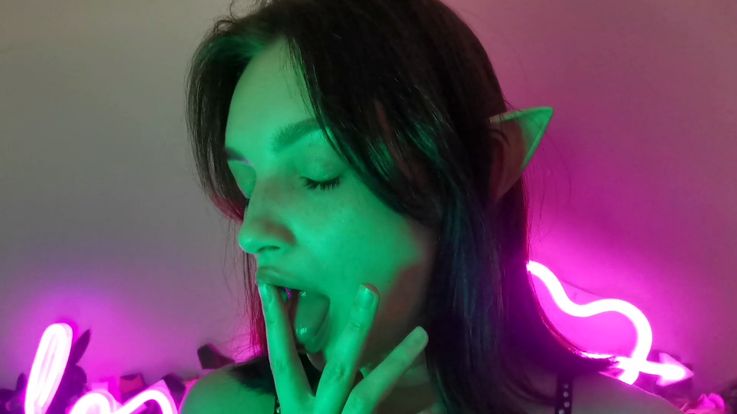 Erotic dance of little elf