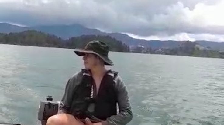 jhordan driving the boat