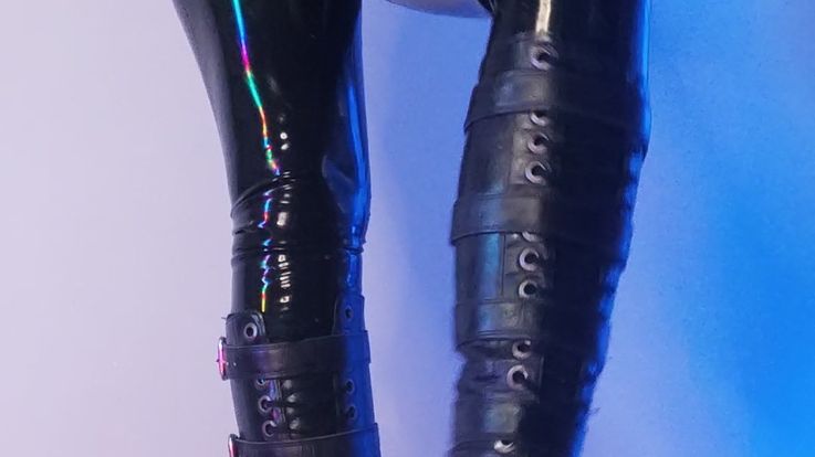 Heavy goth boots