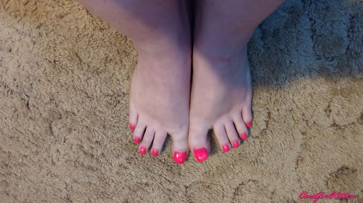 Pink Short Toenails Quicky
