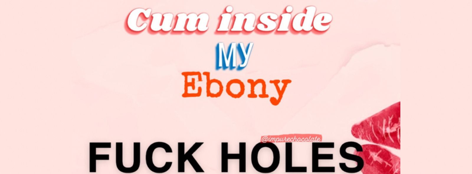 ImPureChocolate cum