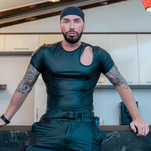 Model - arongrant cum