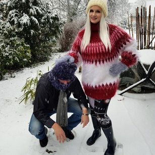 Model - Lady Karame hunterboots