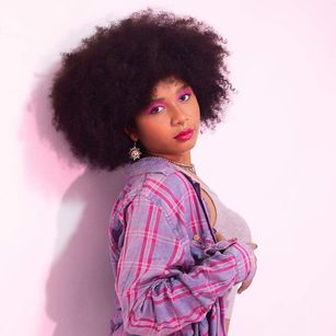 Model - ximena salazar afro