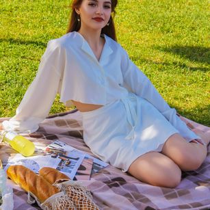 Model - CamillaLaws stockings