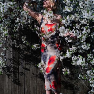 Model - AdrianaSea stockings