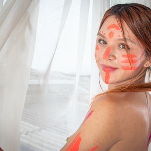 Model - Anny White spanking