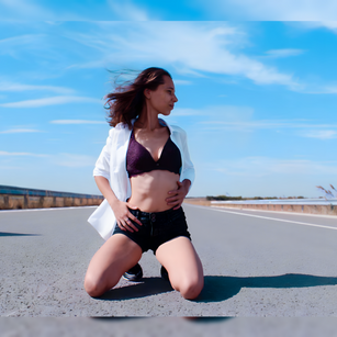 Model - KimMari playful