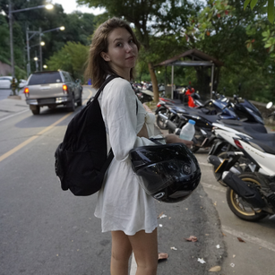 Model - Lina Siren stockings