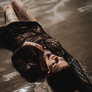 Model - Cara Blaze tattooed