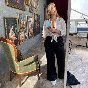 Model - Lewandowskaya stockings