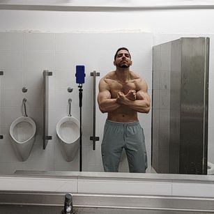 Model - David Wolf jerkoff