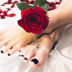 Model - MeganLuxstar footfetish