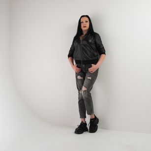 Model - ElizabethSho stockings