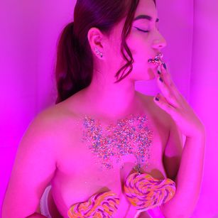 Model - AmbarGray blowjob