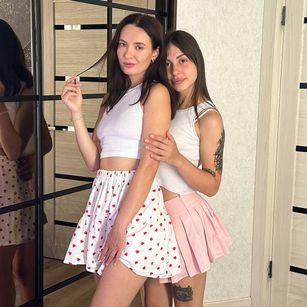 Model - Kamilla amp Anny  18 y.o. playful duo twogirl