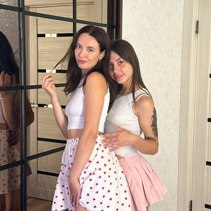 Model - Kamilla amp Anny  18 y.o. playful duo bi