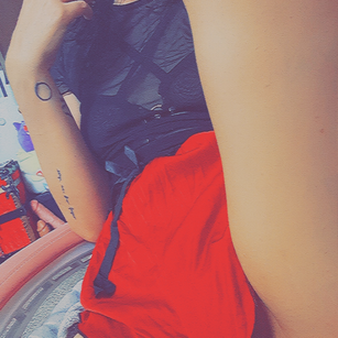 Model - Ellie Fuchs tattoos