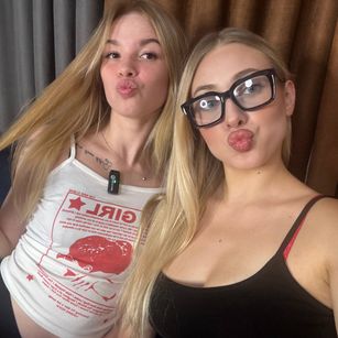 Model - Emily and Stesha blonde