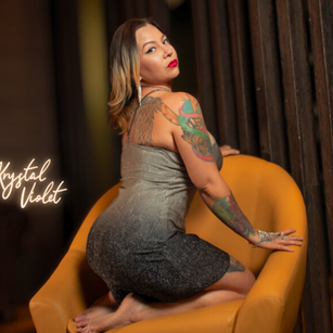 Model - KrystalViolet striptease